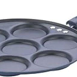 Vinod Zest Non Stick Mini Uttapam Pan with 7 Cavities – Appam Patra for Mini Uthappam, Idli, Pancake | Aluminum Multi Snack Maker | Gas Stove Compatible | Bakelite Handle | 1 Year Warranty-picture-6