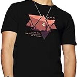 Men's Printed 100% Cotton T-Shirt - Regular Fit, Round Neck, Half Sleeves-image-29