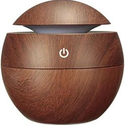 TOPHAVEN Portable Mini Wood Finish Aroma Atomization Humidifier for Home Office and Car-21