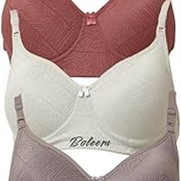 Women's Cotton Lightly Padded Wirefree T-Shirt Bra Combo-picture-30