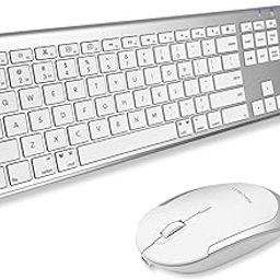 Macally Premium Bluetooth Keyboard and Mouse for Mac | Compatible Wireless Apple Keyboard and Mouse Combo (110 Keys Multi-Device Rechargeable) for MacBook Pro/Air and iMac-image-62