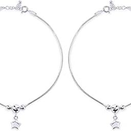925 Pure Silver Payal Anklet for Women-image-54