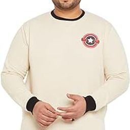 Plus Size Men's Regular Fit Solid Sweatshirt-picture-29