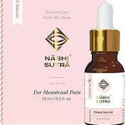 Nabhi Sutra Period Pain Relief Oil | Natural & Pure Menstrual Pain Relief Oil | Ayurvedic Belly Massage Oil for Cramps | Fast-Acting Relief for Menstrual Discomfort | Soothes & Relaxes | 15ml-image-76