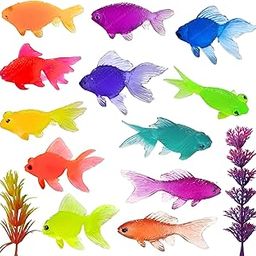 MALLEXO Realistic Fish Animal Figure Toys for Kids| 15Pcs Underwater Marine Ocean Fish Action Figurine Model Toy for Boys & Girls Aquatic Water Animals Playset Sea Creatures Birthday Gift for Children-25