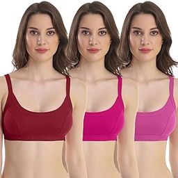 Women's Pure Cotton Sports Bra for Gym, Athletic, Yoga-picture-28