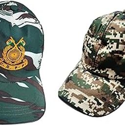 CRPF Cap New Plus Vintage Style Multicolour-39