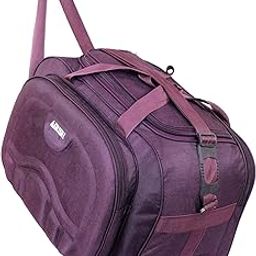 Polyester 30 Cms Duffle Bag(SKU_ PURPLE)-image-18