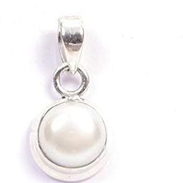 100% South Sea Pearl 6.25 Ratti / 5.55 Carat Natural Pearl Gemstone Original Certified Moti Adjustable Astrological panchhdhaatu/Ashtadhatu Silver Ring for Men and Women-12