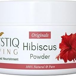Mystiq Living Hibiscus Powder for Hair Growth | 100% Pure Organic Gudhal Powder Hibiscus Flower For Hair, Skin & Face - 100 g-picture-31