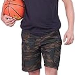 | Easy Breezy Bermuda Shorts for Men | Military Print | Cotton Blend | Functional Fit | Elastic Waistband with Pockets-picture-48