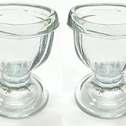 TOnourish Glass Eye Wash Cup - Soothing Relief from Allergens, Irritants, Makeup, Dust, Dry Eyes and More - Use with Distilled Water or Saline (Set of 2, 10 mL Volume)-picture-32