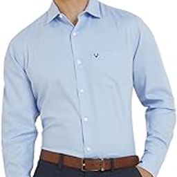 Men's Classic Fit Solid Textured Formal Shirt-image-54