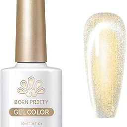 BORN PRETTY 10ml Magic Cat Magnetic UV Nail Gel Polish from BELLE GAGA Semi-Transparent Aurora Crystal Cat Eye Gel Nail Supplies for Professionals (56819-1)-image-20