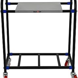 NEOSTAR Super Single Battery Metal Inverter Trolley/Stand with 2.5 Inch Red Metal Wheels.-image-31