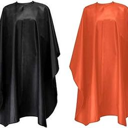 DEXO Waterproof Hairdressing Cutting Sheet Combo of 2 Pcs Apron Cap For Men And Women Professional Use Black/Orange Pack of 1-image-47