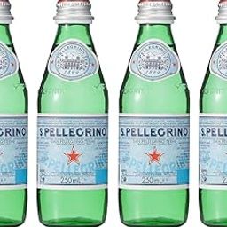 Sans Pellegrino Sparkling Mineral Water, 250 mL Glass Bottles, Pack of 4 (From Italy)-image-51