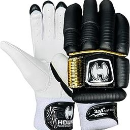 HOUND 251 NOT Out Cricket Batting Gloves (Black-Gold, Small Men (5'3" - 5'9"), Right Handed)-image-34