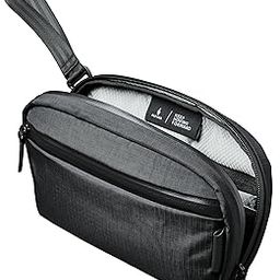 Nylon Professional Toiletry Bag - Detachable Wrist Strap - 2 Internal Dividers And 2 Mesh Pockets - Doubles As Tech Pouch - Optimally Sized Accordion-Style Toiletry Bag For Unisex, Black-image-43