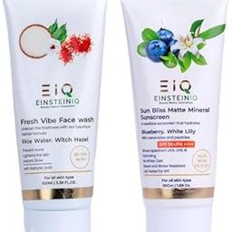 EIQ - EINSTEINIQ Face Wash + Sunscreen – Cleansing & Sun Protection Skincare Set-image-67