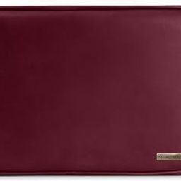 DailyObjects Zippered Sleeve for MacBook & Laptop 13 Inch | Solid Burgundy PU Leather Sleeves with Inner Lining | Durable Stylish Light Weight Sleek Design with Zip Closure-image-44