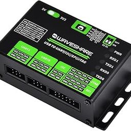 Waveshare USB to UART/I2C/SPI/JTAG Converter, Supports Multiple Interfaces, Compatible with 3.3V and 5V, Multiple Protection Circuits, Multiple Systems Support-2