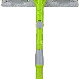 GLIVE (LABEL) Glass Wiper Window Cleaner Extendable Squeegee - Window Cleaning Tool for High Windows and Outdoor Glass Washing - Shower Cleaning Mop-image-11
