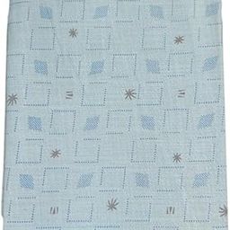 Unstitched Cotton Shirt for Men | Soft & Breathable Material | Ideal for Tailoring Formal & Casual Wear | Skin-Friendly | Perfect for Office | Cotton for Gents (Blue Print)-32