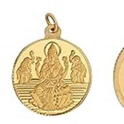 24k (999) 2g+2g+2g (Lord Ganesh+Rose+Lakshmi) Gold Pendants Combo (without hook)-image-55