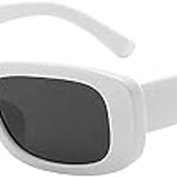 Rectanglular Polarized Sunglasses For Women Retro Sunglasses Vintage Fashion Narrow Square Frame-image-35