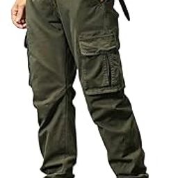 Men's Cotton Cargo Pants Multi-Pocket,Comfortable Work Pants, Durable Trousers & Everyday Wear-CP-031-image-81