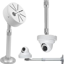 Security Camera Mount Bracelet, 7.8-15.7 Inches Telescopic Wall Mount, Aluminum Alloy Dome Camera Mount Universal Camera Wall Mounting Bracket for CCTV Security Camera/IP Camera-23