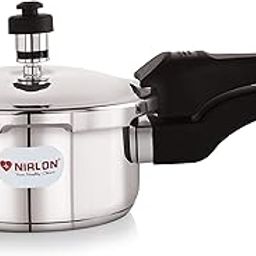 NIRLON Stainless Steel Outer Lid Sandwich Bottom Pressure Cooker/Induction and Gas Stove Compatible, 1 Litre-image-46
