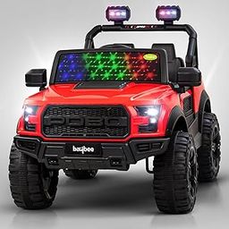 Baybee Bronco Battery Operated Jeep for Kids, Ride on Toy Kid Car with RGB Windshield Light & Music | Electric Jeep Battery Car | Baby Big Cars for Kids to Drive 3 to 8 Years (Bronco Red)-image-31