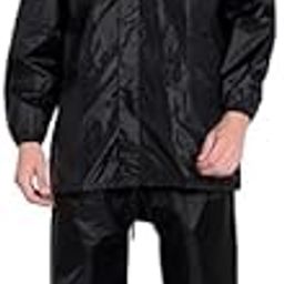 Men's Raincoat/Rainwear/Rainsuit/Barsaticoat 100% Waterproof Pant inbuilt Hood & Carry bag | Set Of Top and Bottom-image-43