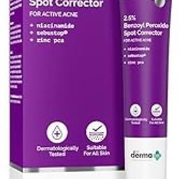 The Derma Co. 2.5% Benzoyl Peroxide Spot Corrector | With Niacinamide & Zinc PCA | For Active Acne | All Skin Type | For Men & Women | 15 g-image-27