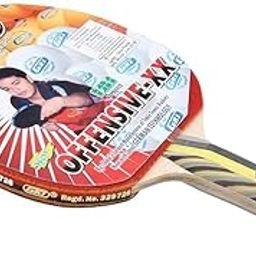GoSpree Kung Fu Offensive XX New Computerised Printed Cover Wooden Table Tennis Racket | TT Racket | Adults & Kids | Speed 92 | Spin 92 | Control 96 (Pack of 1)-picture-27