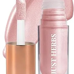 Just Herbs Glaze Pink Nectar Ultra Radiance | Ultra Shimmery Shine | Long Stay | Mess Free | Dewy Finish with Shea Butter and Aloe Vera Liquid Highlighter | All Skin Types | For Women 6g-picture-49