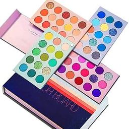 Makeup Palette Set with Vibrant Eyeshadow Shades, 4 Palettes-52