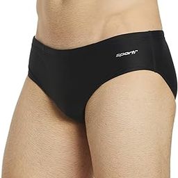 Solid Swim Brief Swimsuit - Black - 32-image-48