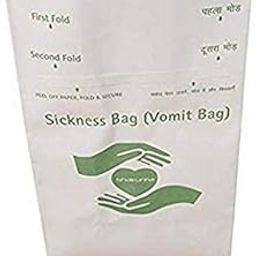 Shakuntla Disposable Vomit bags I Emesis Bags I sickness bags (Pack of 25)-image-6