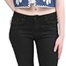 Denim Embroidered Coat For Women-37