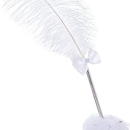 CALANDIS™ Pen White Wedding Signing Pen For School Office Artwork Party Favors | Guest Books & Pens | Wedding Supplies-image-51