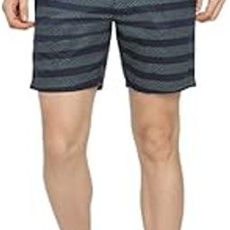 023 Men's Premium Soft Cotton Woven Printed Boxer Shorts - Mid Rise, Inner Elastic Waistband with Side Pocket (Pack of 1 - Assorted)-20