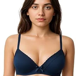 blush lado Women Bra (in, Numeric, 36, 30, B, 30, Regular, Standard, Blue)-picture-3