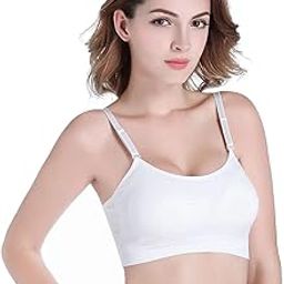 Padded Bralette for Women Straps Sleep Bras Seamless Yoga SportBras(Fits Upto 36")-image-9