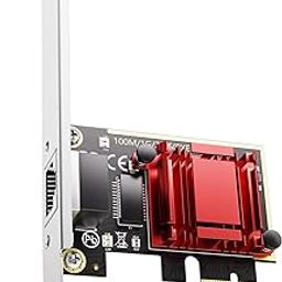 BZIZU 2.5Gbps PCIe Network Card,2.5G/1G/100Mbps Ethernet Adapter, QoS, WOL, PXE Boot, Windows/Linux/Mac Compatible-27