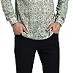 Men's Cotton Printed Short Kurta (MK42_MK57)-image-33