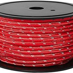 30M 6mm Reflective Tent Rope Guylines for Outdoor Travel Canopy Guy Line Red Sporting Goods|| Outdoor Sports|| Camping & Hiking|| Tents & Canopies|| Tent & Canopy Accessories-image-30