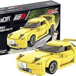 dOBROMOb CaDA Initial-D Mazda FD35 RX-7 278 Metal Model Building Kit-2